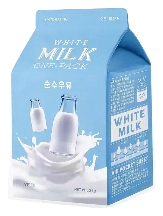 A'Pieu Milk Sheet Mask White