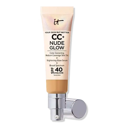 IT Cosmetics CC+ Nude Glow Lightweight Foundation SPF 40 Tan