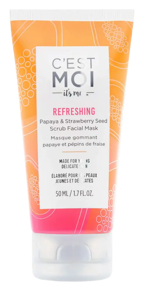 C’est Moi Refreshing Papaya & Strawberry Seed Scrub Facial Mask