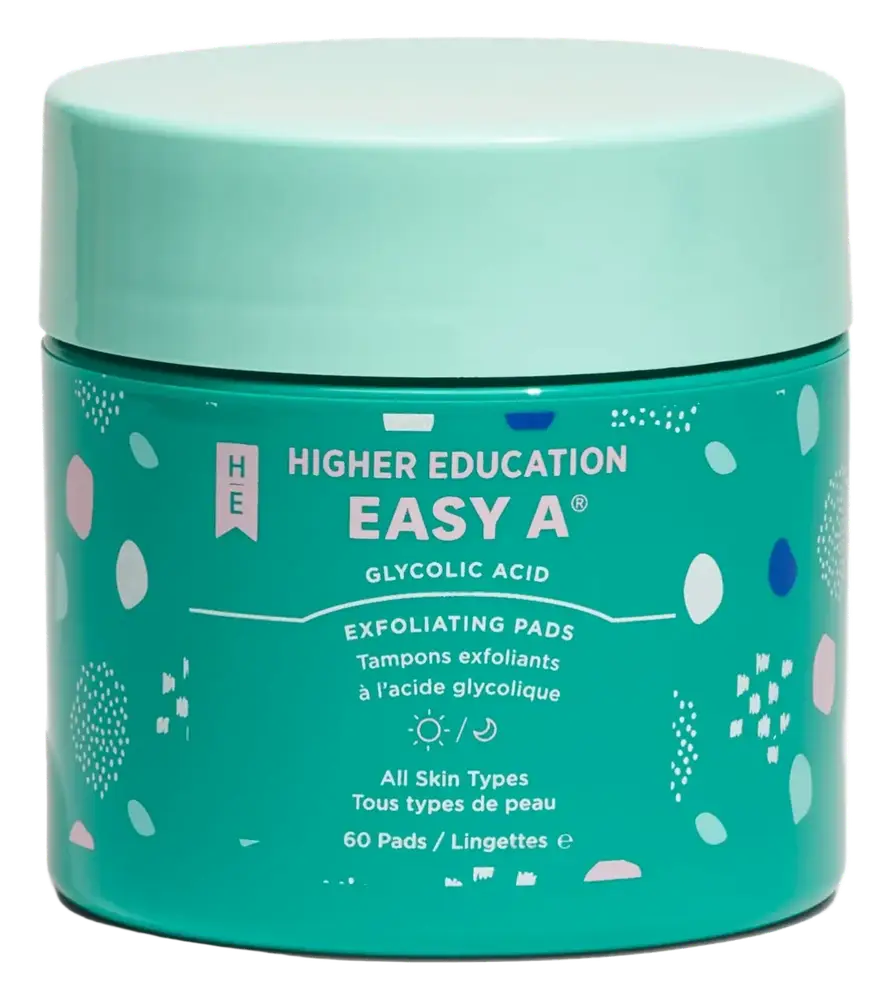 Higher Education Skincare Easy A Exfoliating Pads