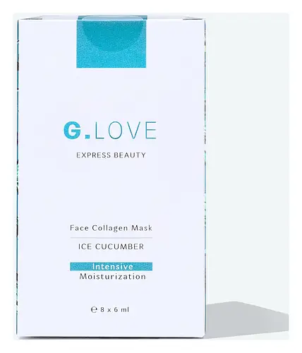 G.LOVE Face Mask With Collagen And Hyaluronic Acid Ice Cucumber