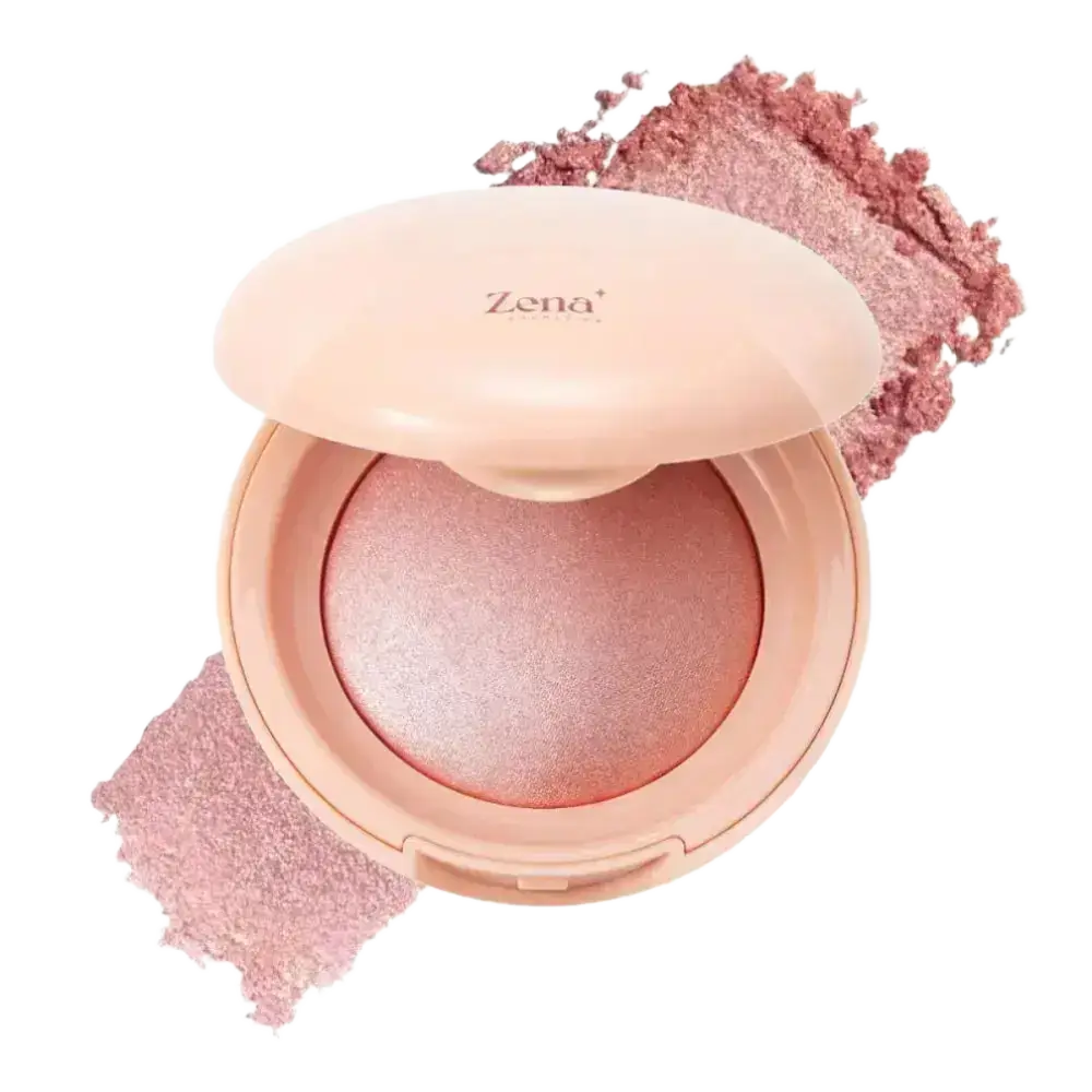Zena Bloom Up Baked Highlighting Blush 01 Blossom