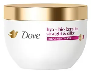 Dove Hya + Bio Keratin Straight & Silky Treatment Mask