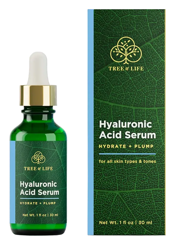 Tree of Life Hyaluronic Acid Serum with Vitamin C | Hydrate + Plump