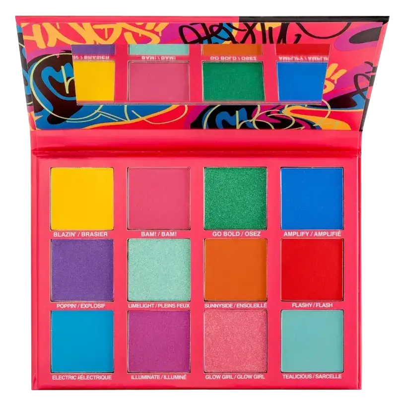 Black Radiance Brilliant Effects Eyeshadow Palette Tribal Bright