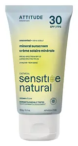 ATTITUDE Kids Mineral Sunscreen For Sensitive Skin SPF 30