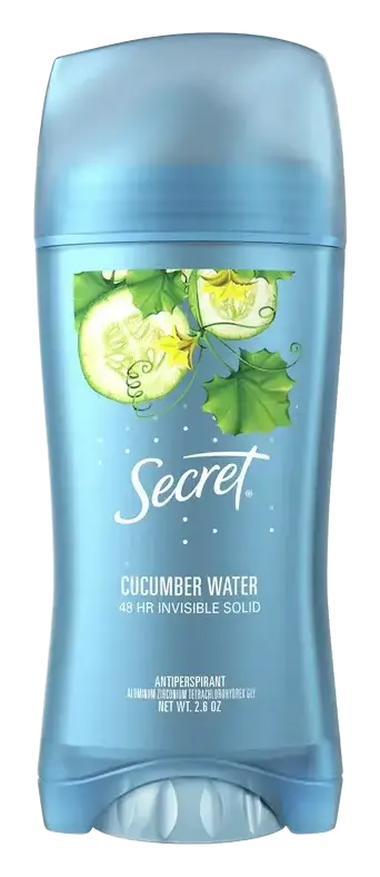 Secret Invisible Solid Antiperspirant Deodorant Cucumber Water
