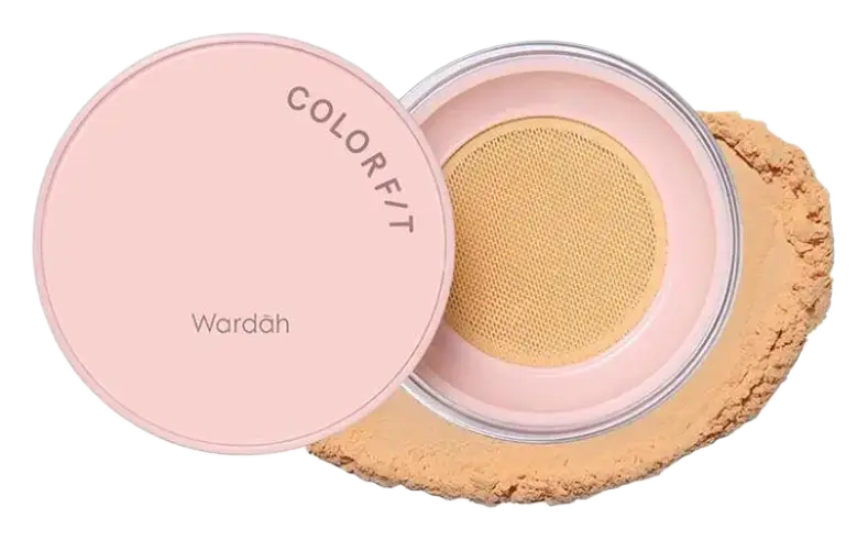 Wardah Colorfit HD Blurify Loose Powder 23W Warm Ivory