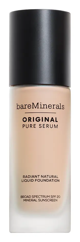 bareMinerals Original Pure Serum Radiant Natural Liquid Foundation Mineral SPF 20 Fair Cool 1
