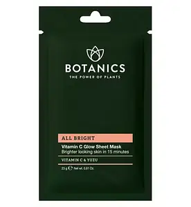 Botanics All Bright Vitamin C Glow Sheet Mask