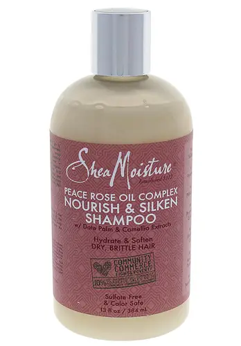 Shea Moisture Peace Rose Oil Complex Nourish & Silken Shampoo