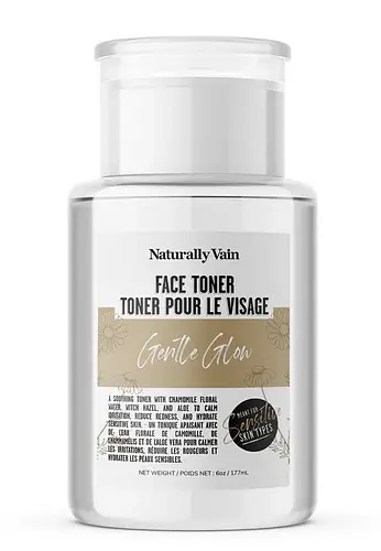 Naturally Vain Gentle Glow: Soothing Face Toner for Redness + Sensitive Skin