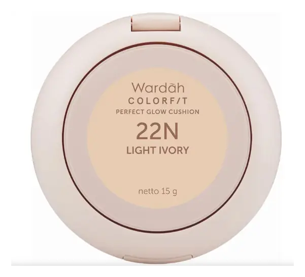 Wardah Colorfit Perfect Glow Cushion 22N Light Ivory