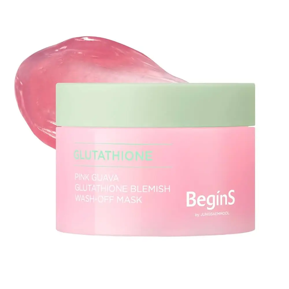 BeginS Pink Guava Glutathione Blemish Wash-Off Mask