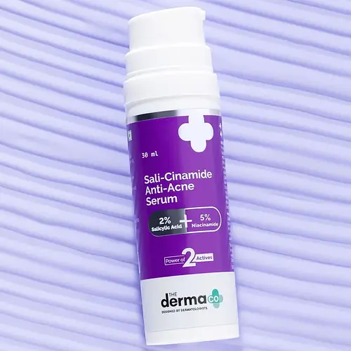 The Derma Co Sali-Cinamide Anti-Acne Face Serum I 2% Salicylic Acid & 5% Niacinamide