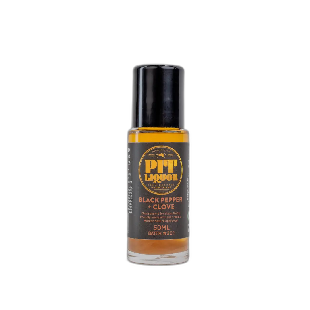 Pit Liquor Natural Deodorant Roll-On Black Pepper + Clove