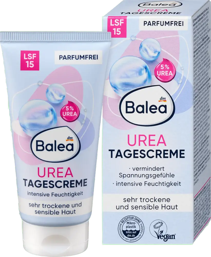 Balea Urea Tagescreme SPF 15