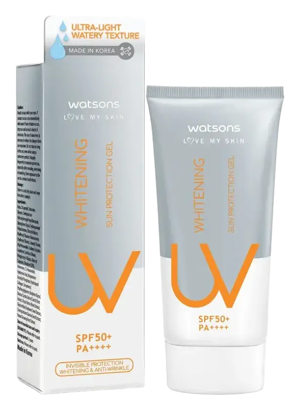 Watsons Whitening UV Sun Protection Gel SPF50+ PA++++