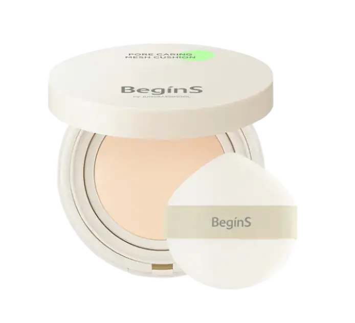 BeginS Pore Caring Mesh Cushion Clear