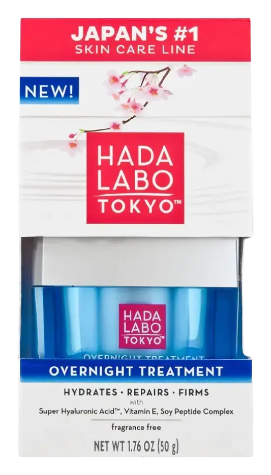Hada Labo Overnight Treatment Smoothing Cream & Perfecting Serum