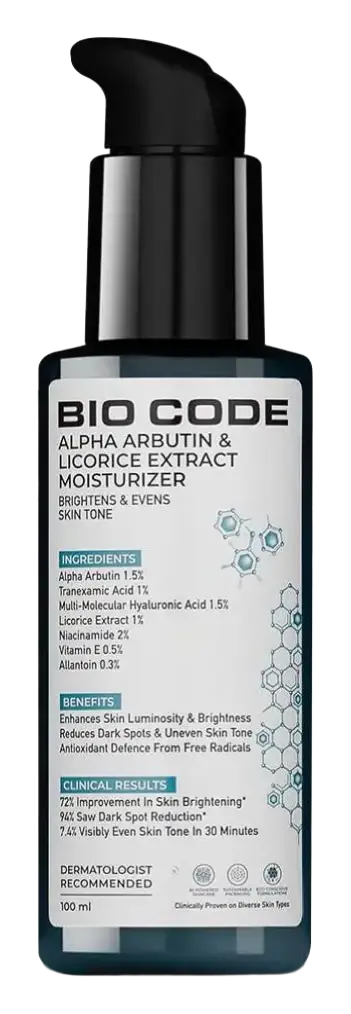 Bio Code Alpha Arbutin & Licorice Extract Moisturizer