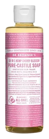 Dr. Bronner's Pure-Castile Liquid Soap Cherry Blossom
