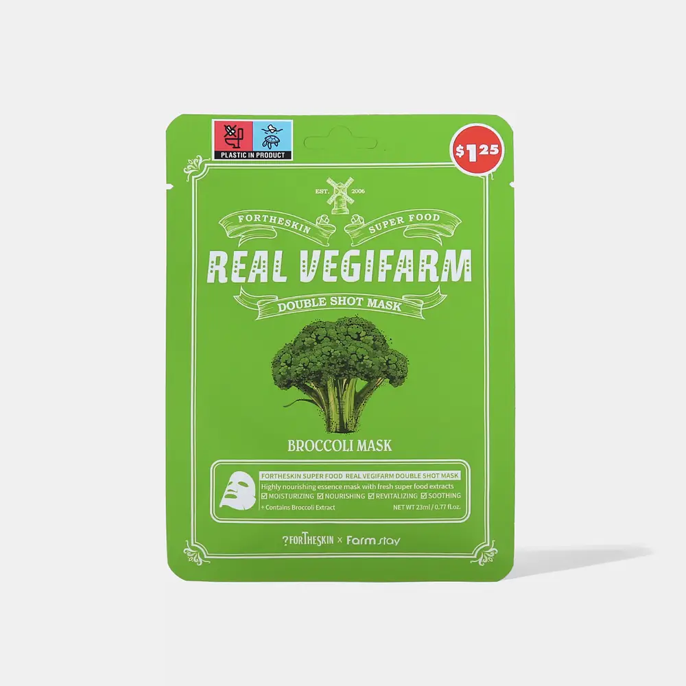 Farm Stay For The Skin Real Vegifarm Double Shot Mask