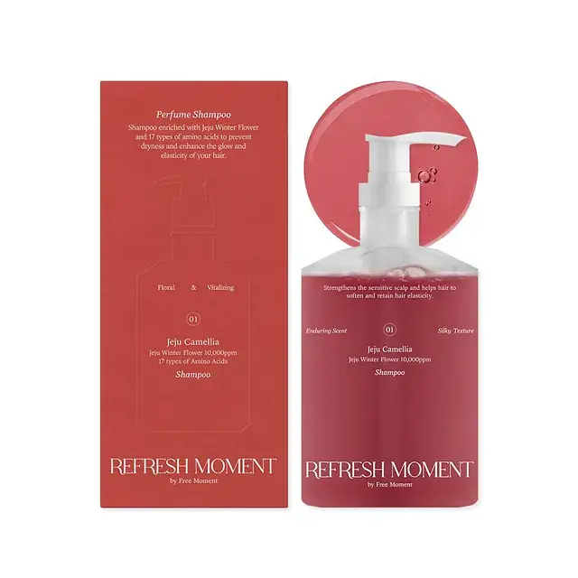 Free Moment Refresh Moment Perfume Shampoo 01 Jeju Camellia