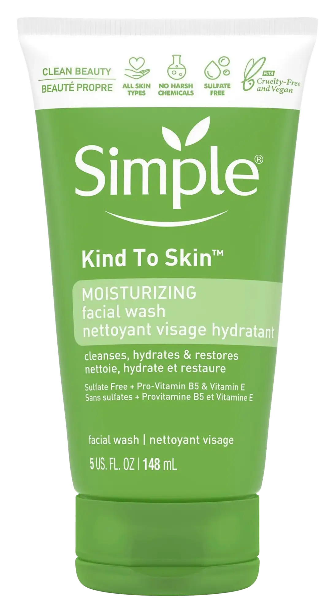 Simple Skincare Kind to Skin Moisturizing Facial Wash