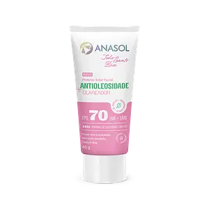 Anasol Protetor Solar Facial Antioleosidade + Clareador SPF 70