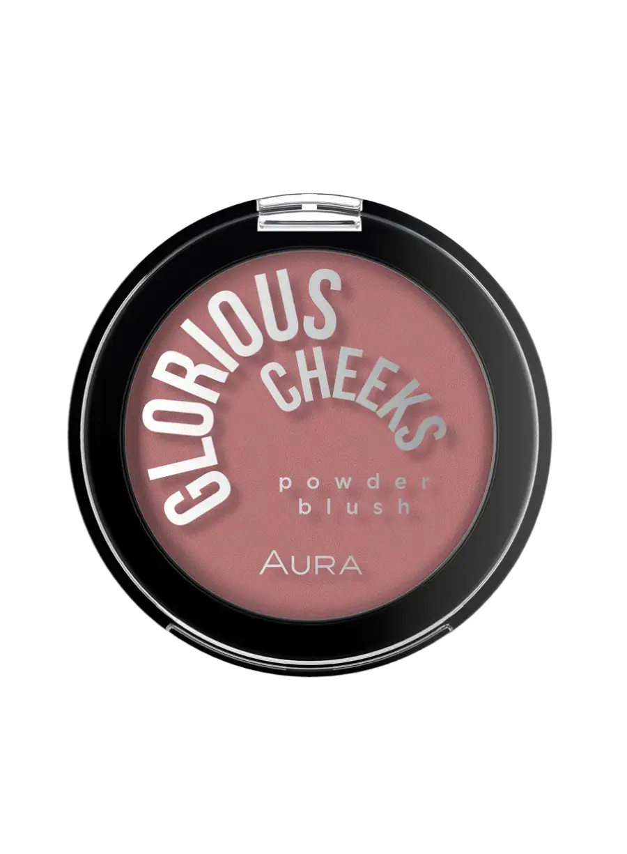 Aura Cosmetics Glorious Cheeks Powder Blush 215 Deep Wine