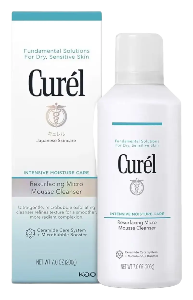 Curel Resurfacing Micro Mousse Cleanser