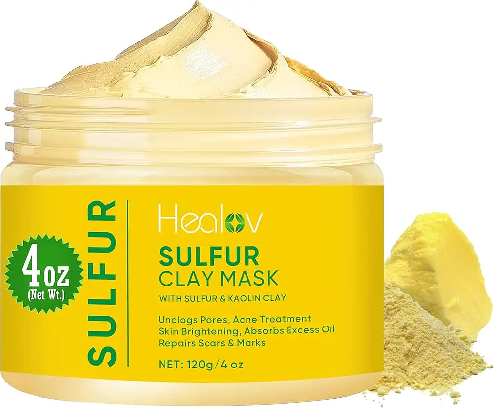 Healov Sulfur Face Mask