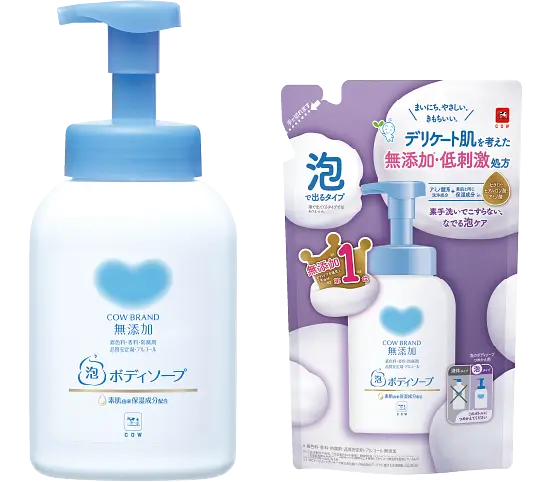 Cow Brand Mutenka Additive-Free Foam Body Soap