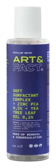 Art & Fact Soft Surfactant Complex Make-Up Removal & Seboregulation