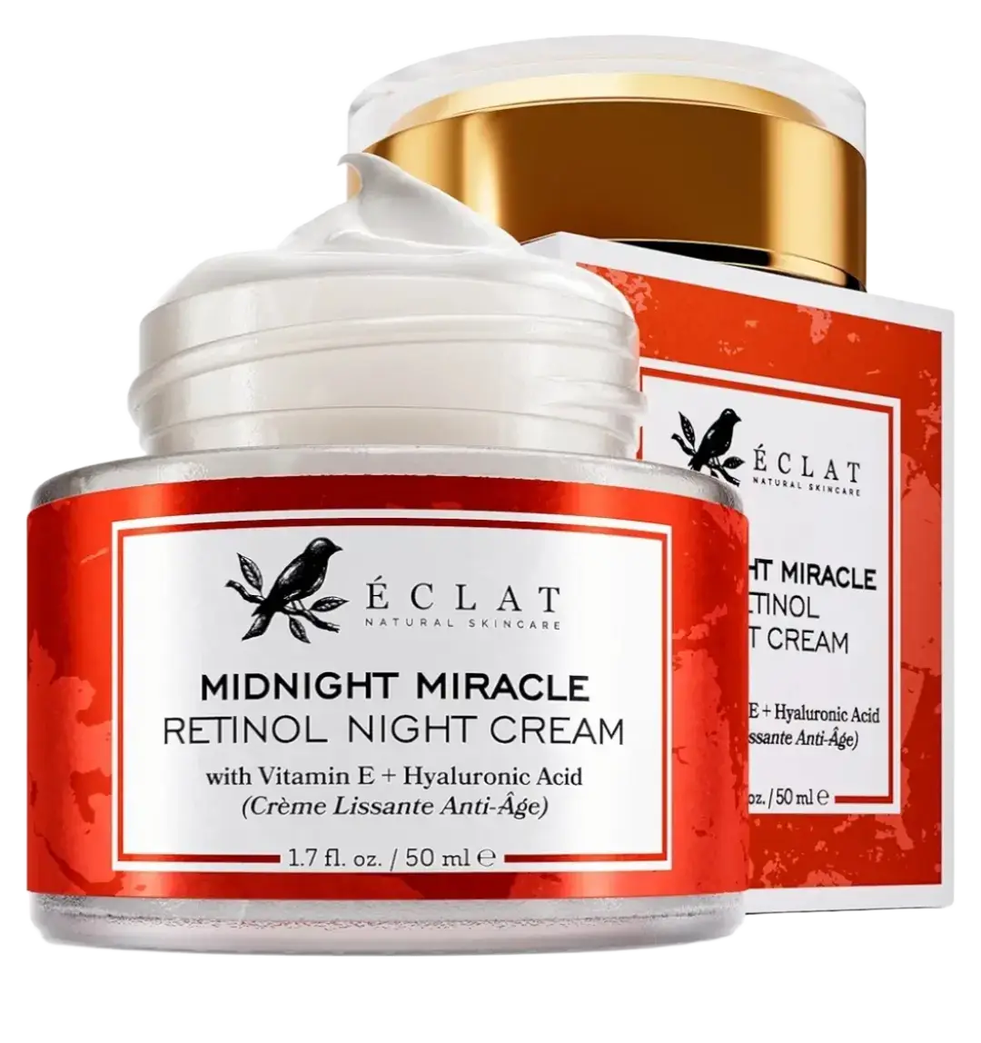 Eclat Natural Skincare Midnight Miracle Retinol Night Cream