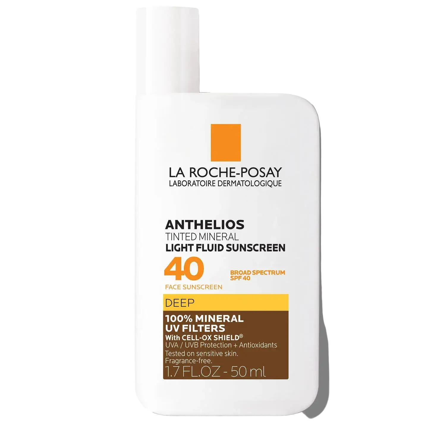 La Roche-Posay Anthelios Tinted Mineral Light Fluid Sunscreen SPF 40 Deep