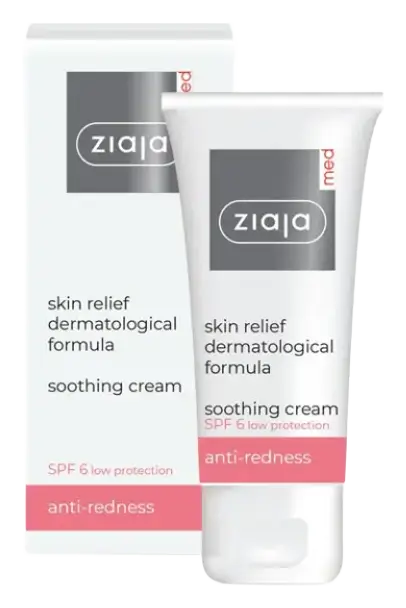 Ziaja Soothing Cream SPF 6 Anti-Redness