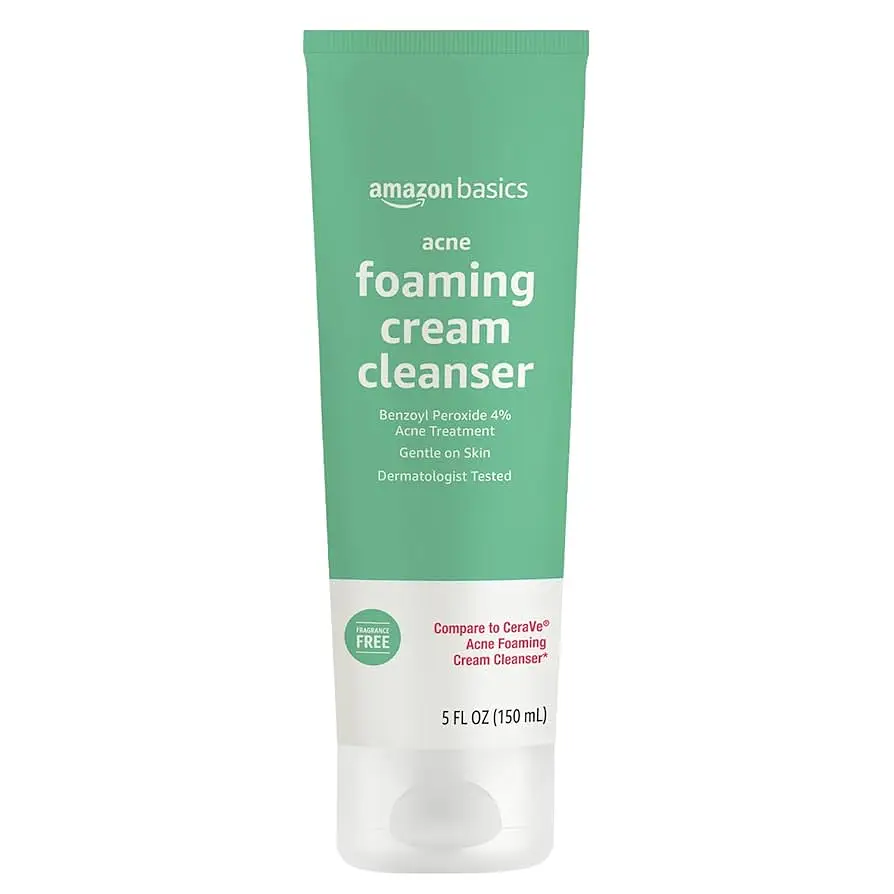 Amazon Basics Acne Foaming Cream Cleanser