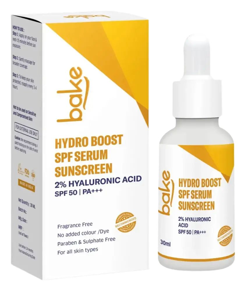 Bake Hydro Boost SPF 50 Serum Sunscreen