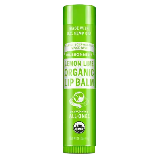 Dr. Bronner's Organic Lip Balm Lemon Lime