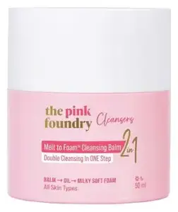 The Pink Foundry Melt To Foam Cleansing Balm