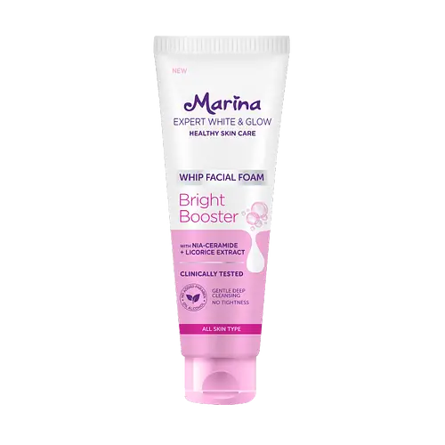 Marina Expert White & Glow Whip Facial Foam Bright Booster