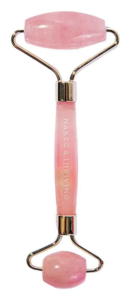 Naked & Thriving Pink Quartz Facial Roller