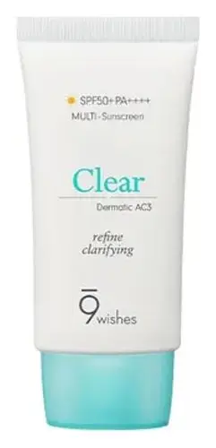 9wishes Dermatic AC3 Clear Multi-Sunscreen SPF 50+ PA++++