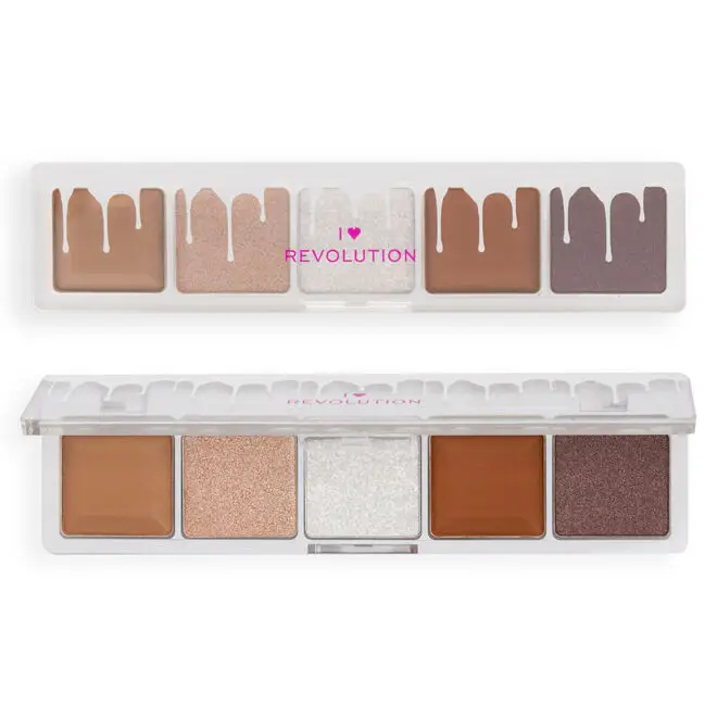 Revolution Beauty I Heart Revolution Mini Eyeshadow Palette White Vanilla Cream