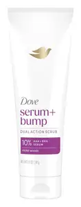 Dove Serum+ Dual Action Scrub Bump