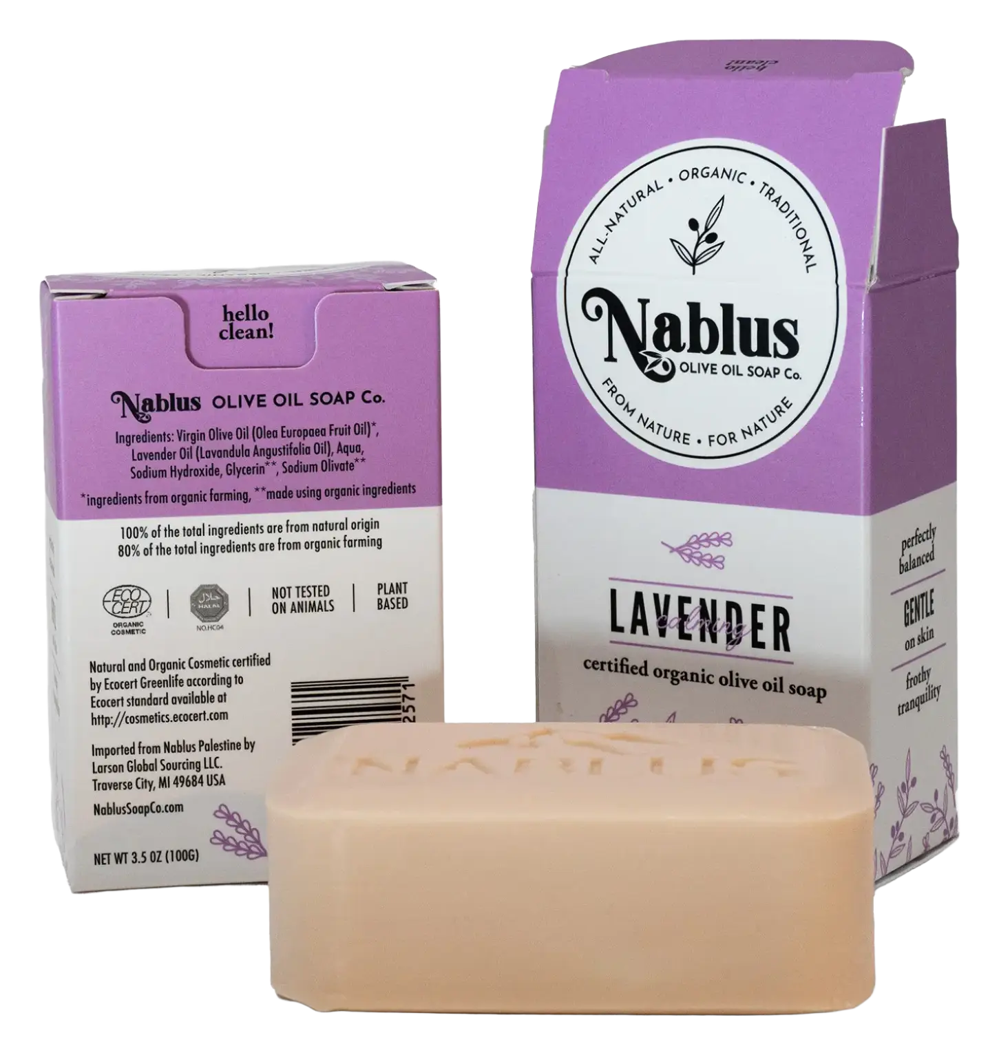 Nablus Soap Company Olive Oil Soap Lavender