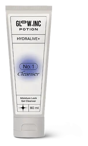 Glowinc Potion Hydralive+ Moisture Lock Gel Cleanser