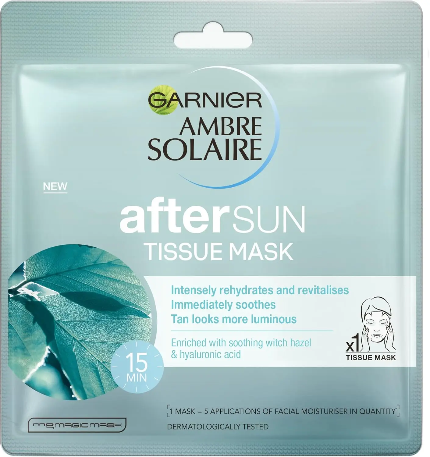 Garnier Ambre Solaire After Sun Cooling Tissue Mask